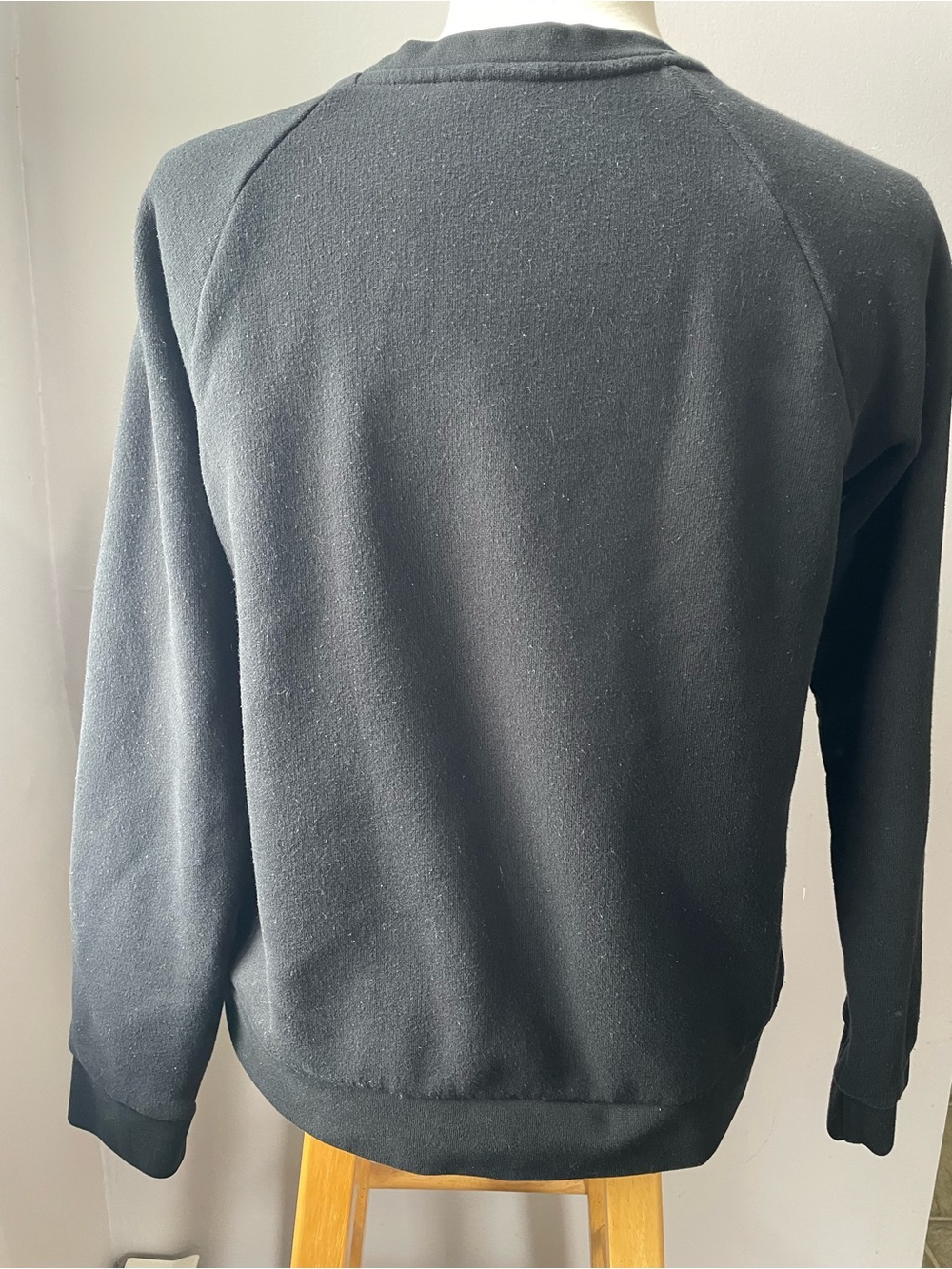 Twik Simons Black "New York" Graphic List Sweatshirt - Size M - FAIR Condition - Picture 10 of 10